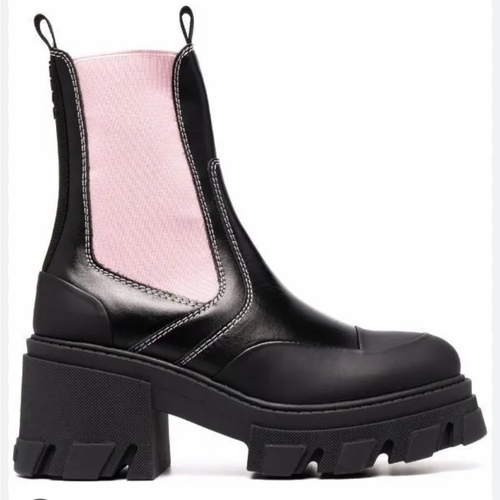 Authentic GANNI leather boots